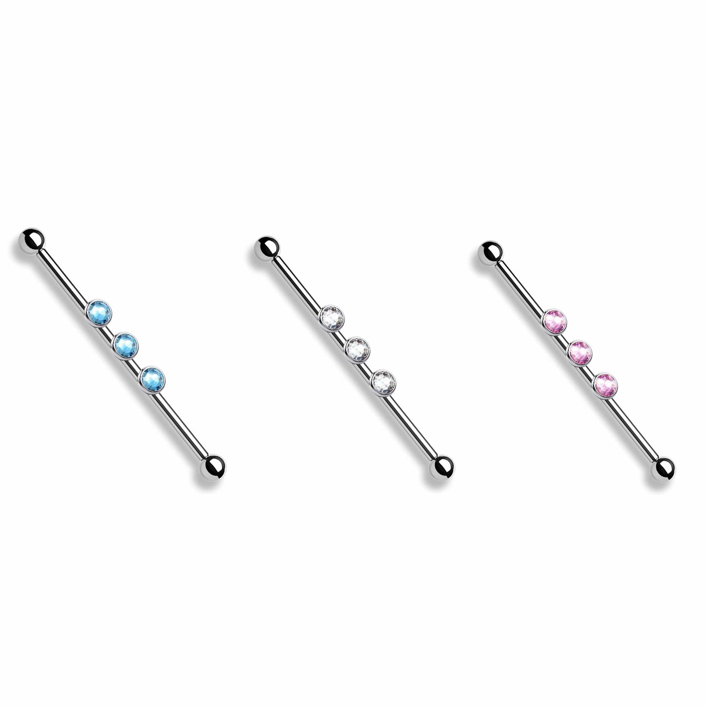 3-Internal Thread Round Gem Internal thread Industrial - JackzzJewelz