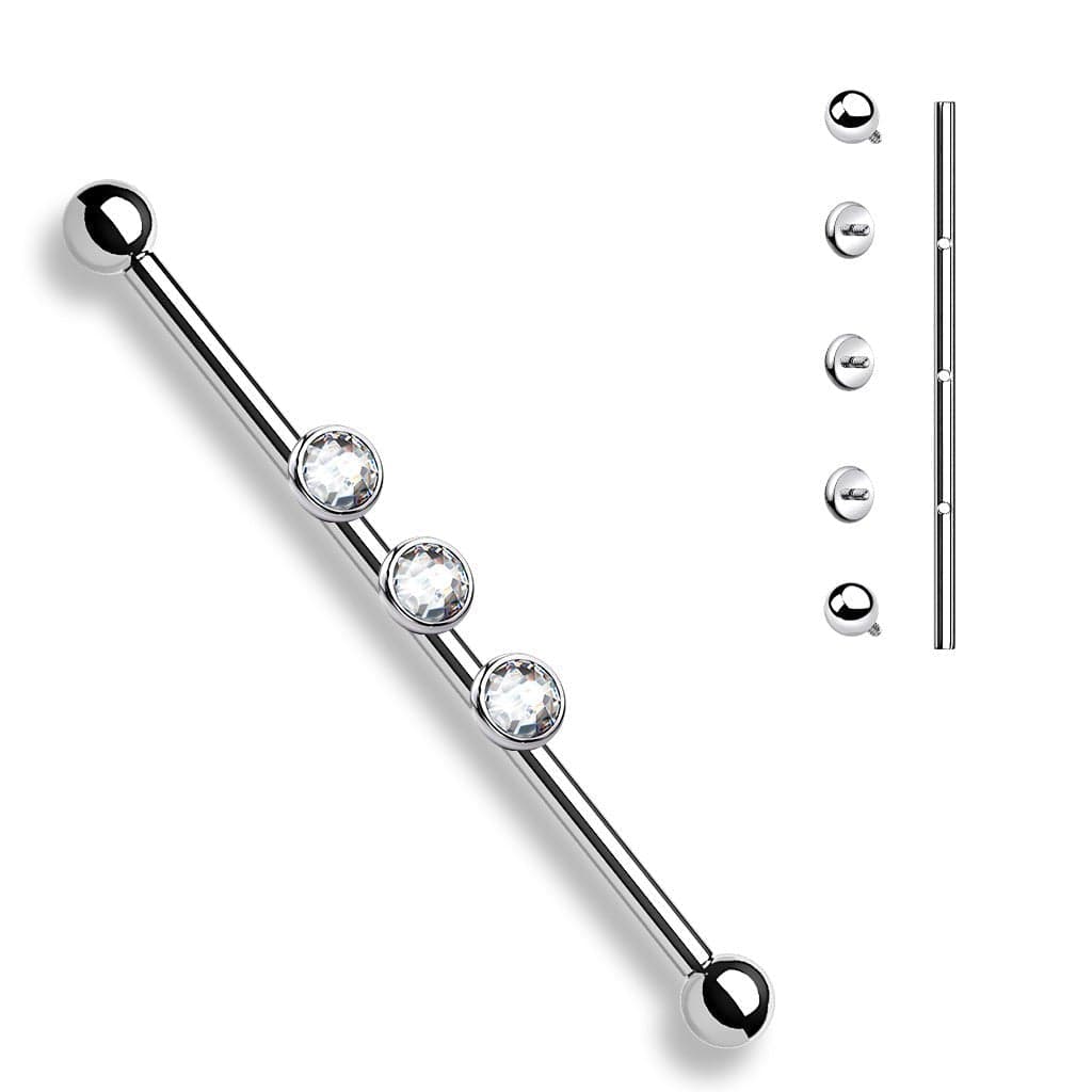 3-Internal Thread Round Gem Internal thread Industrial - JackzzJewelz
