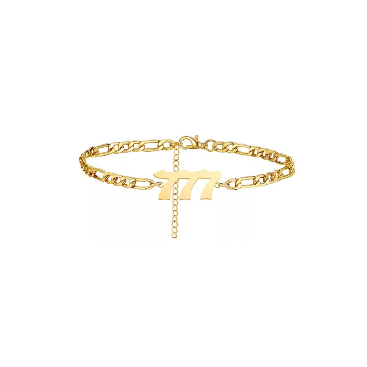 777 Angel Number Anklet - JackzzJewelz