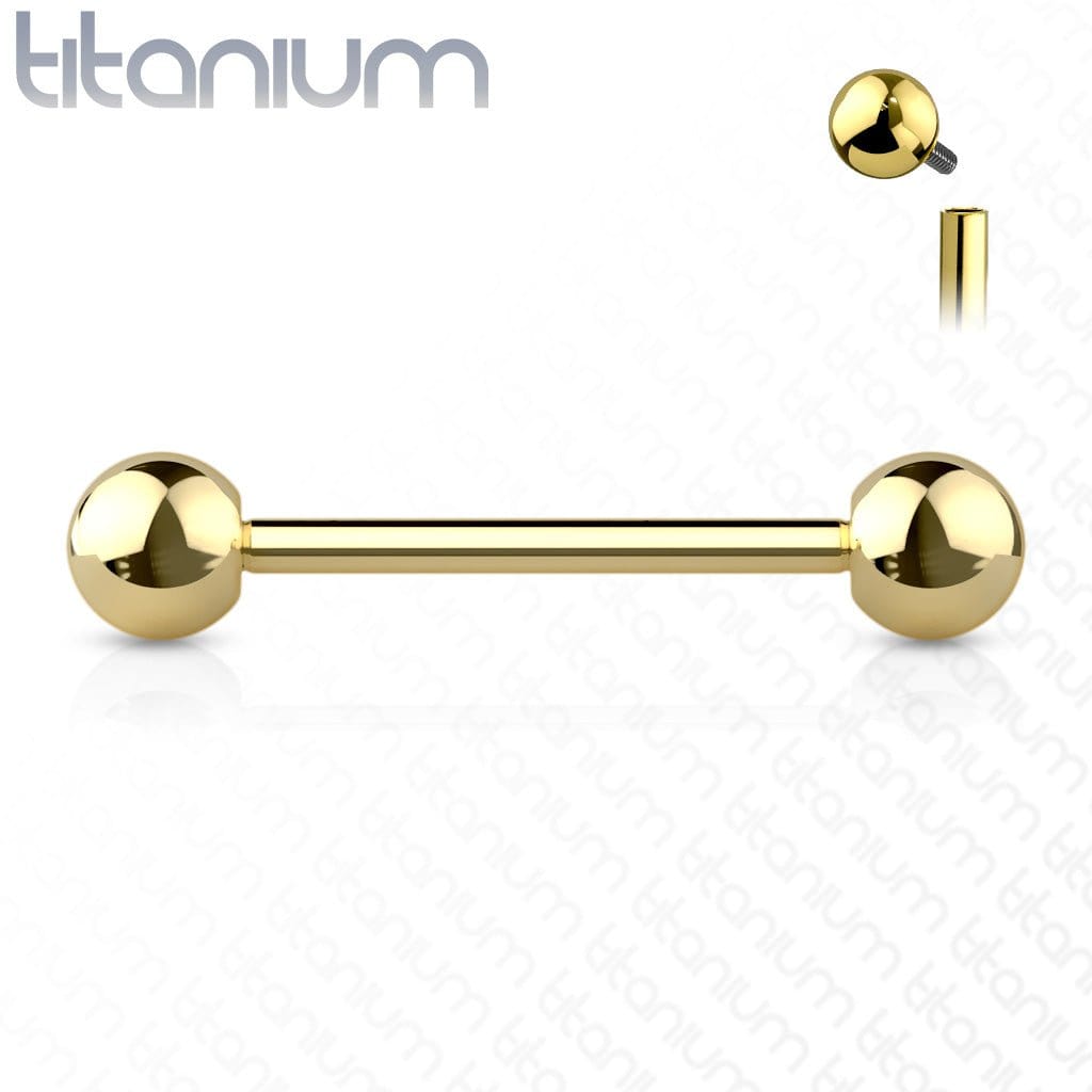 Basic Titanium Nipple Ring Pair - JackzzJewelz