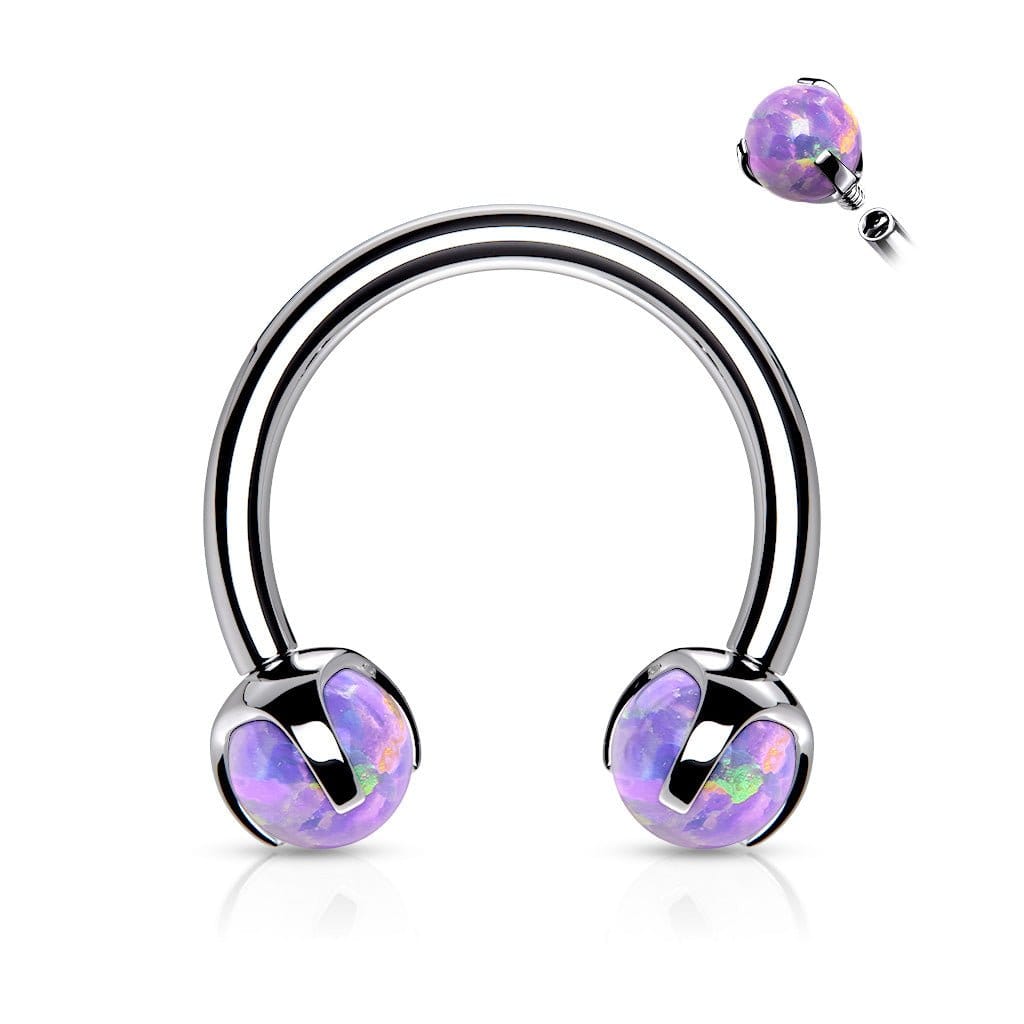 Claw Opal Internally Threaded Septum - JackzzJewelz