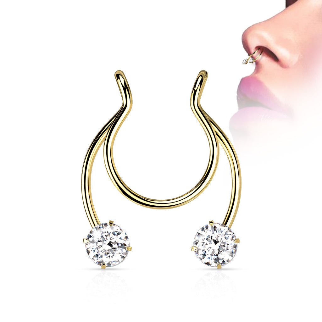 Dainty Faux Septum - JackzzJewelz