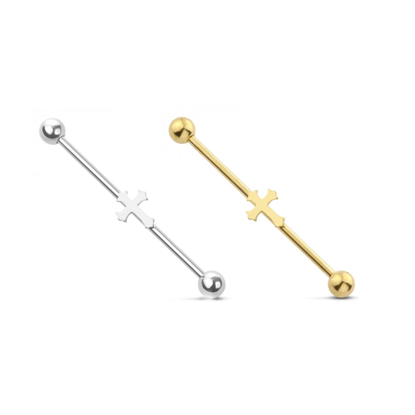 Gothic Cross Industrial - JackzzJewelz