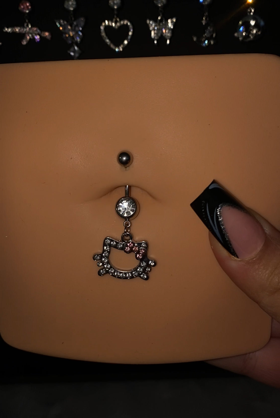 Kitty Belly Button Ring